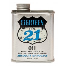 18.21 Man Made Oil - Beard, Hair & Skin Absolute Mahogany 2 oz
