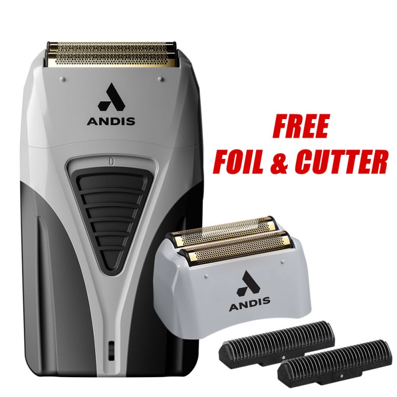 #17255/17280 Andis ProFoil Lithium Plus Titanium Foil Shaver w/ FREE Foil & Cutter Replacement