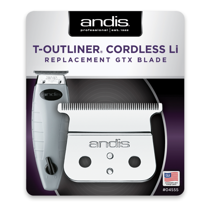 #04555 Andis Cordless T-Outliner GTX Replacement Blade