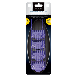 #01415 Andis Master Dual Magnet Large Comb Set 4pk