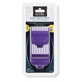 #01420  Andis Master Dual Magnet Small Comb Set 2pk 