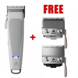 #86100 Andis reVITE Clipper w/ Taper Blade - Grey & Two Free Blades