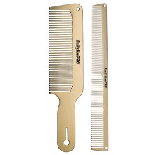 #BCOMBSET2G BabylissPro GoldFX Metal Comb 2pk