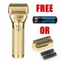 #FX79FSG BabylissPro FXONE GoldFX Shaver w/ Free Battery or Foil & Cutter
