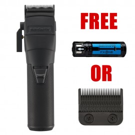 #FX899MB BabylissPro FXONE BLACKFX Clipper w/ Free Battery #FX899MB BabylissPro FXONE BLACKFX Clipper w/ Free Battery