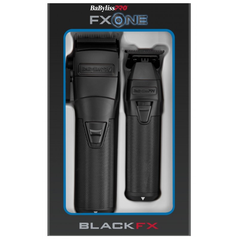 #FX1CTMBTO BabylissPro FXONE BlackFX Clipper-Trimmer Combo w/ Free Dual Charger + 2 Batteries