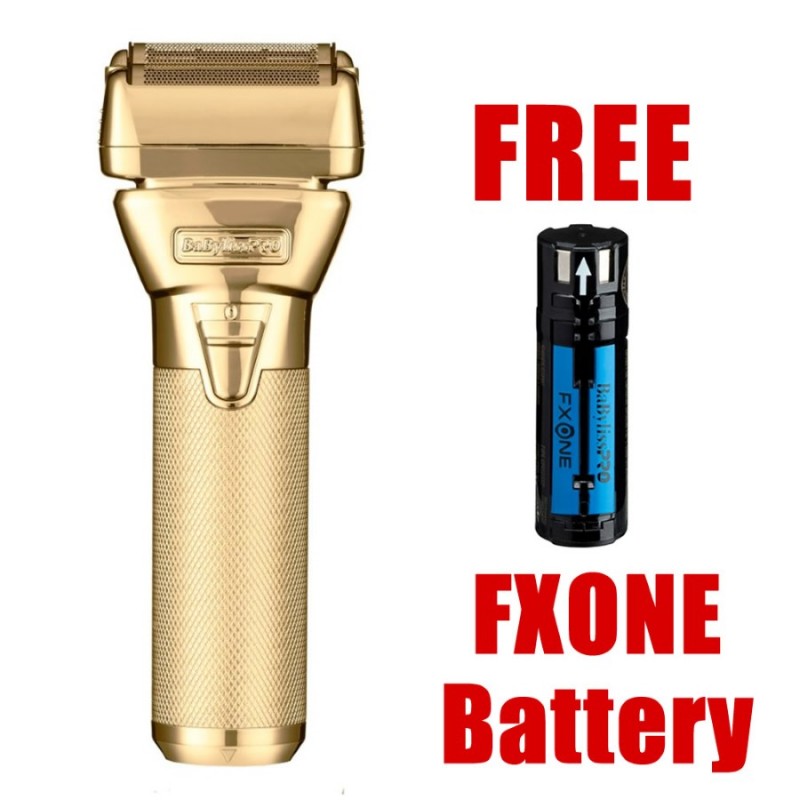 #FX79FSG BabylissPro FXONE GoldFX Shaver w/ Free Battery