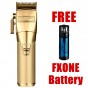 #FX899G BabylissPro FXONE GOLDFX Clipper w/ Free Battery