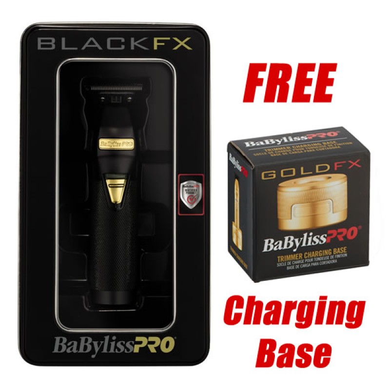 #FX787BN BabylissPro BlackFX Trimmer w/ FREE Charging Base
