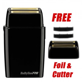 #FXFS2B BabylissPro FoilFX Black Shaver w/ FREE Replacement Foil & Cutter #FXFS2B BabylissPro FoilFX Black Shaver w/ FREE Replacement Foil & Cutter