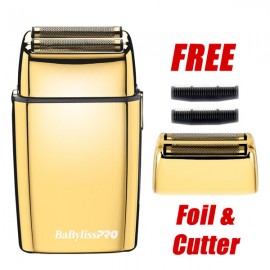 #FXFS2G BabylissPro FoilFX Gold Shaver w/ FREE Replacement Foil & Cutter #FXFS2G BabylissPro FoilFX Gold Shaver w/ FREE Replacement Foil & Cutter