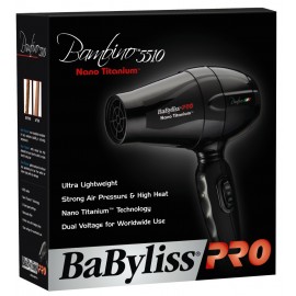 #BABNT5510 BabylissPro Nano Titanium Bambino Compact Dryer