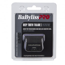 #FX707B2  BabylissPro Black Graphite Deep-Tooth Trimmer Blade #FX707B2  BabylissPro Black Graphite Deep-Tooth Trimmer Blade