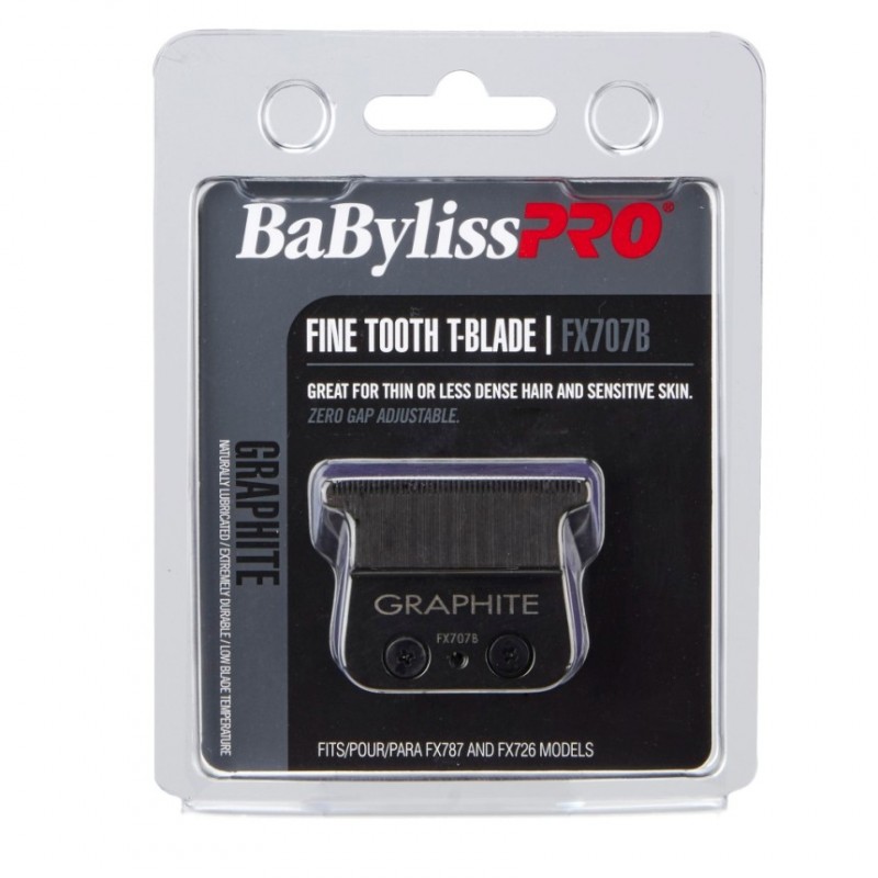 #FX707B  Babyliss Pro Black Fine Tooth Trimmer Blade