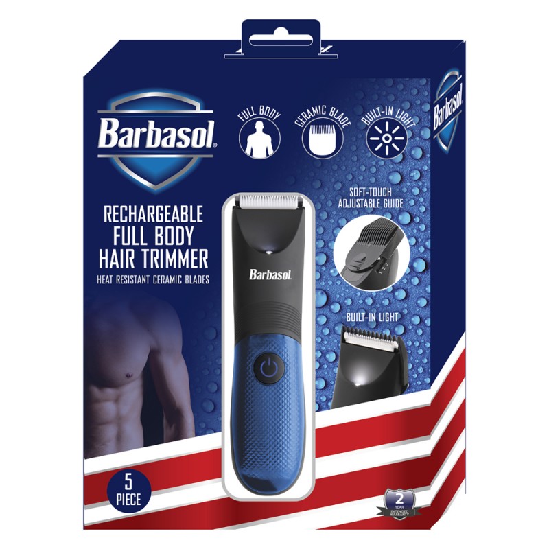 Barbasol Rechargable Body Groomer #CBT1-8002-BLU