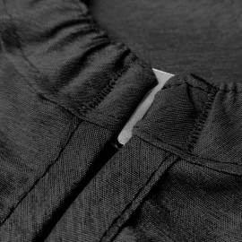 Barber Strong - The Barber Cape Black w/ White Pinstripe Barber Strong - The Barber Cape Black w/ White Pinstripe