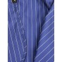 Barber Strong - The Barber Cape Blue w/ White Pinstripe