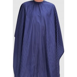 Barber Strong - The Barber Cape Blue w/ White Pinstripe Barber Strong - The Barber Cape Blue w/ White Pinstripe