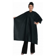 #199S-BLK Whisper Styling Cape Black w/ Snap 