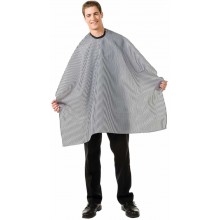 #206S Betty Dain Seersucker Barber Cape White