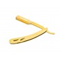 #EMP250 Empire Barber Gold Steel Razor w/ Pouch - Swing Lock