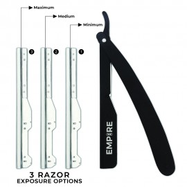 #EMP125 Empire Steel Triple Exposure Steel Razor  #EMP125 Empire Steel Triple Exposure Steel Razor