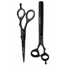 #EMP1015/1301 Empire Black Adjustable Shear / Thinner Combo 6" #EMP1015/1301 Empire Black Adjustable Shear / Thinner Combo 6"