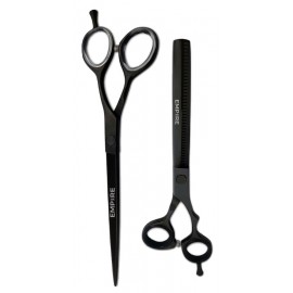 #EMP1210/1301 Empire Black Barber Shear / Thinner Combo #EMP1210/1301 Empire Black Barber Shear / Thinner Combo