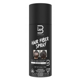 L3vel3 Hair Fiber Spray Black