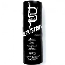 L3vel3 Neck Strips - White - 5 Rolls  100 Strips/Roll