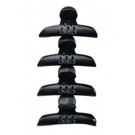 L3vel3 Hair Claw Clips 4pk