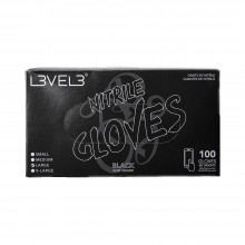 L3VEL3 Black Nitrile Gloves 100ct L3VEL3 Black Nitrile Gloves 100ct