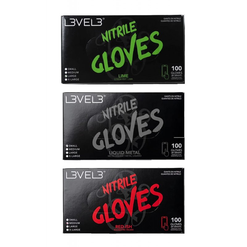 L3vel3 Nitrile Gloves