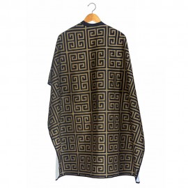 Styletek Black/Gold Milan Barber Cape Styletek Black/Gold Milan Barber Cape