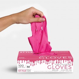 Styletek Pink Powder Free Vinyl Gloves Styletek Pink Powder Free Vinyl Gloves