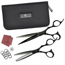 Olivia Garden OG Barber Shear & Thinner Case Deal