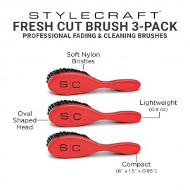 Stylecraft The Fresh Cut Brush 3pk - Red