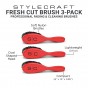 Stylecraft The Fresh Cut Brush 3pk - Red