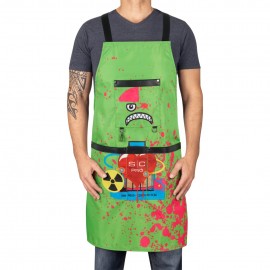 #SC338GR  Stylecraft Radioactive Apron - Green