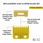 #SC525G Stylecraft Gold Faper Blade w/ Slim Deep Tooth Gold Cutter