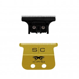 #SC527GB Stylecraft "The One" Wide Gold Titanium Trimmer Blade 