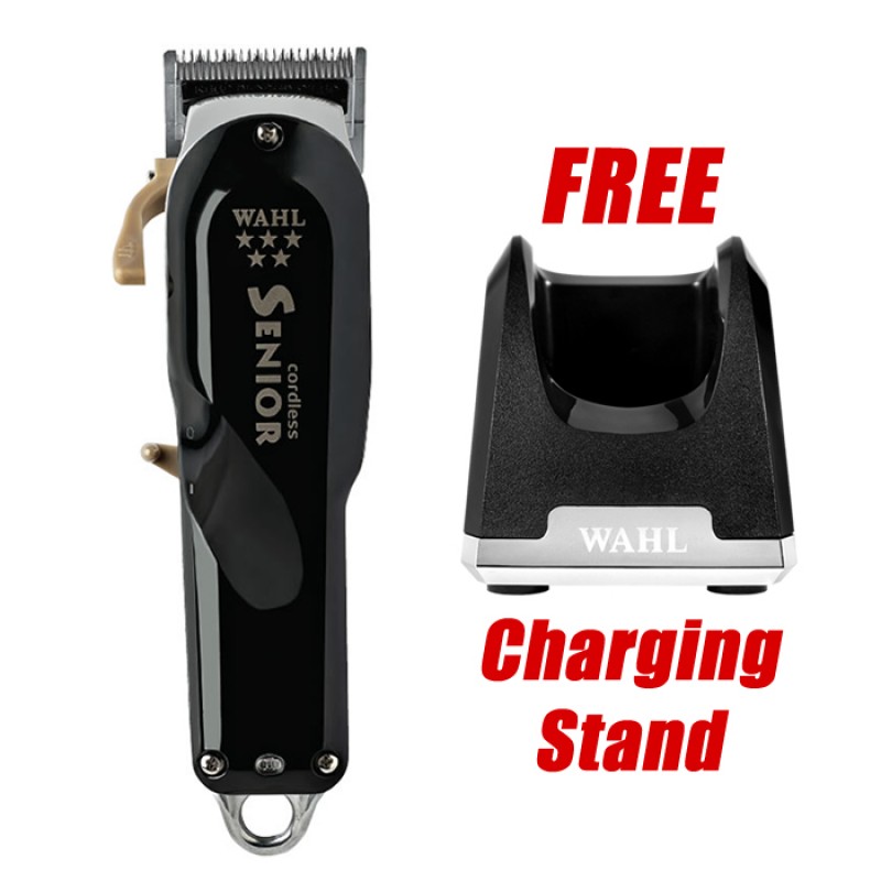 #08504-400  Wahl 5 Star Cordless Senior Clipper w/ FREE Charging Stand